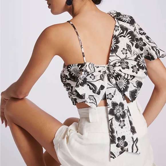 Maeve Anthropologie One Shoulder Top - Picture 2 of 7